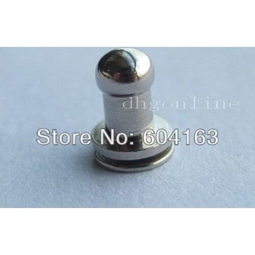 Lot 48 Head Button Stud Screwback spot 4 Screw Chicago nail 8mm 5mm or 1/5" Nickle