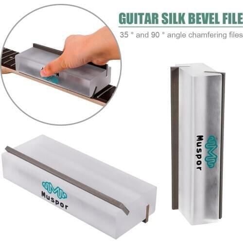 Guitar Fret Crowning File Luthier Repair Maintenance Polishing Tools Bevel-flush Files Musical Instruments Parts