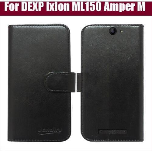 New Arrival 6 Colors High Quality Flip Leather Exclusive Protective Cover Case For DEXP Ixion ML150 Amper M Case
