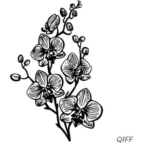 Phalaenopsis Silicone Clear Seal Stamp DIY Scrapbooking Embossing Photo Album