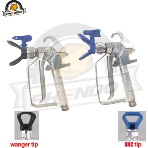 PHENDO 3600PSI/248bar Airless Spray Gun Replacement Grac0 Contract FTx Gun 4 Finger Trigge for Titan Wagner Spraying Machine