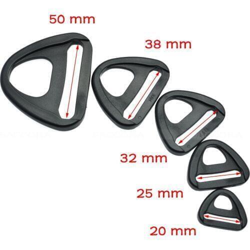 Plastic Adjuster with bar Swivel Clip D-Ring Loop Insert Buckle Backpack Straps Webbing 20mm 25mm 32mm 38mm 50mm