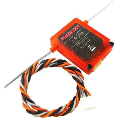REDCON AR6210 with CM651 satellit DSM-2 DSM-X 6CH receiver for JR Spektrum DSM-X DSM2 Remote controller DX6I DX18 DX8 DX9 DEVO10