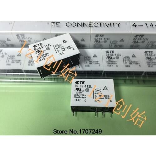 Free Shipping 100% new original relay 10pcs/lot OEG Power Relay OZ-SS-112L 20A 8PIN DC12V