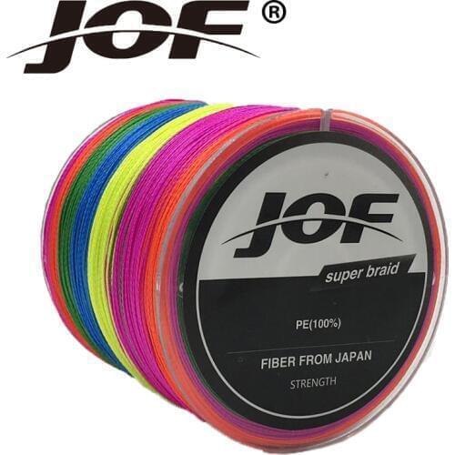 2018 JOF 8 Strands Weaves 300M Extrem Strong Japan Multifilament PE 8 Braided Fishing Line 15 20 30 40 50 60 80 120 150 200LB
