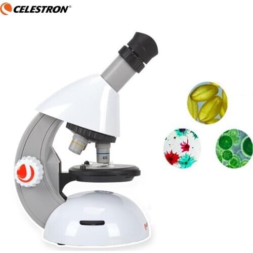 Universal Microscope Lab 40-640X Home School Science Educational Toy Gift Biological Microscope for Beginners/Students