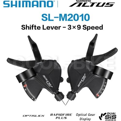 SHIMANO ALTUS M2000 Series 3x9v MTB Bike Bicycle Groupset Shifter Lever SL-M2010-R/L 3×9-27speed Original parts