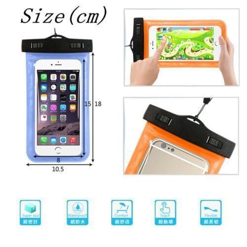 Waterproof Bag Case Dry Underwater Pouch Protector Cover for iPhone Cell Phone Convenient