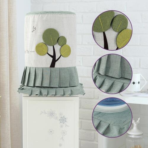 High Quality Fashion 3D+print Animal Tree Flower Rural Cloth Art Water Dispenser Dust Cover Bucket No Shrink and Fade