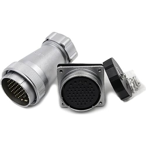 WS55 TP+Z M55 4Pin 7 40 53 61 Pin Panel Waterproof Connector Male Plug Female Socket Power Adapter 150A for LED Display Screen