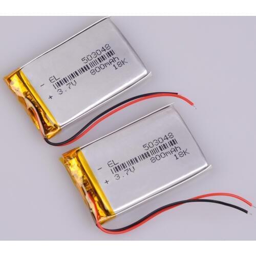 48x30x5mm Rechargeable 503048 800mAh Li-ion Battery 3.7V Volt Li-polymer Li-po Lithium Battery With PCB Module