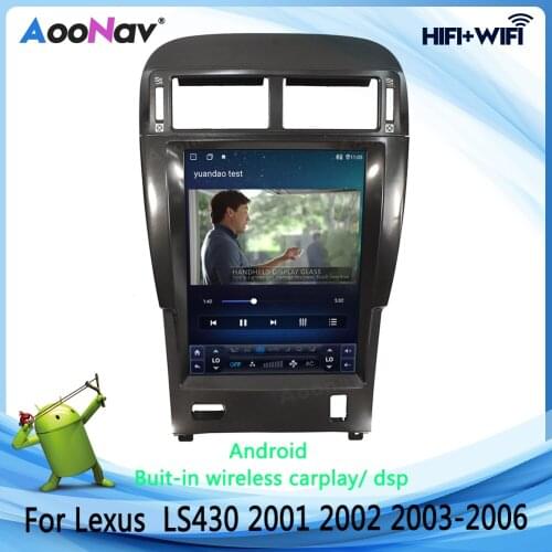 2 Din Stereo IPS Vertical Scree Android Car Radio For Lexus LS430 2001-2006 GPS Navigation DVD Multimedia Head Unit Player