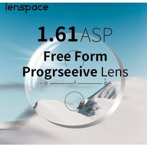 1.56 1.61 1.67 1.74 Digital Free-form Progressive Aspheric Optical Eyeglasses Prescription Lenses