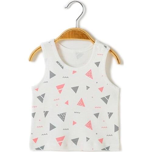 Baby belly non-trace vest cotton baby cotton children of the four seasons