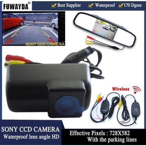 FUWAYDA FOR SONY CCD Night Vision Reverse Camera Monitor Car Rear View Camera Car Mirror Monitor FORD TRANSIT CONNECT 2012-2014