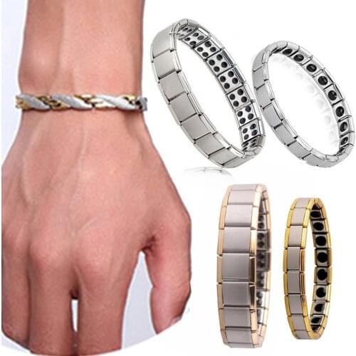 Magnetic therapy Health care Loss Weight Effective Black Stone Bracelets slimming Stimulating Acupoints Arthritis Pain Relief
