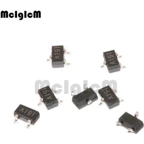 MCIGICM AO3401A,100pcs SMD P-Channel 30V 4A (Ta) 1.4W (Ta) mosfet transistor SOT-23 AO3401