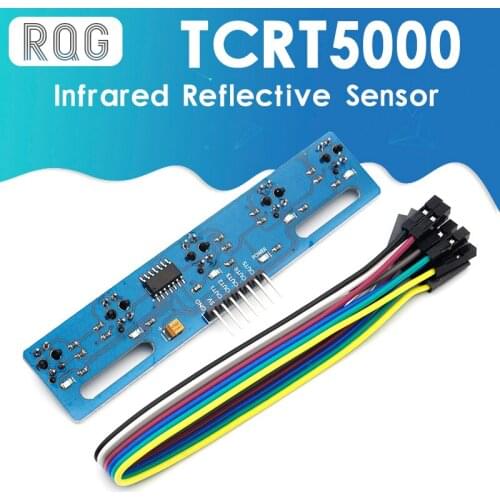 MH-ET LIVE 5 channel Infrared Reflective Sensor TCRT5000 KIT 5 way/road IR Photoelectric Switch Barrier Line Track Module