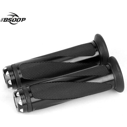 Motorcycle Handle Grips Ends Racing handlebar CNC 22mm 7/8"cafe racer For KAWASAKI Z250 Z300 Z750 Z750S Z750R Z800 Z900 Z1000