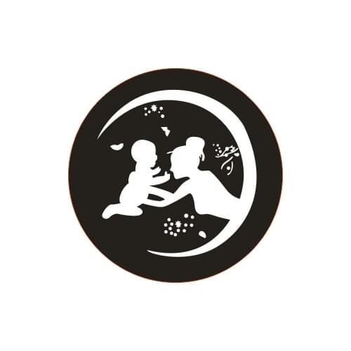 Cake decoration 3inch happy mothers day holding baby acrylic board Cutter reverse stamp embosser Fondant plastic Mould tools