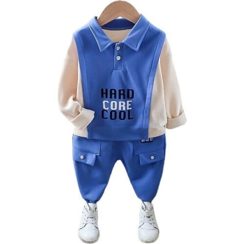 New Autumn Baby Boys Clothes Suit Fashion Children T-Shirt Pants 2Pcs/Sets Toddler Casual Costume Girls Clothing Kids Tracksuits