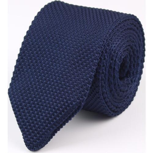 New Style Fashion Mens Solid Colourful Tie Knit Knitted Ties Necktie Normal Slim Classic Woven Cravate Narrow Neckties
