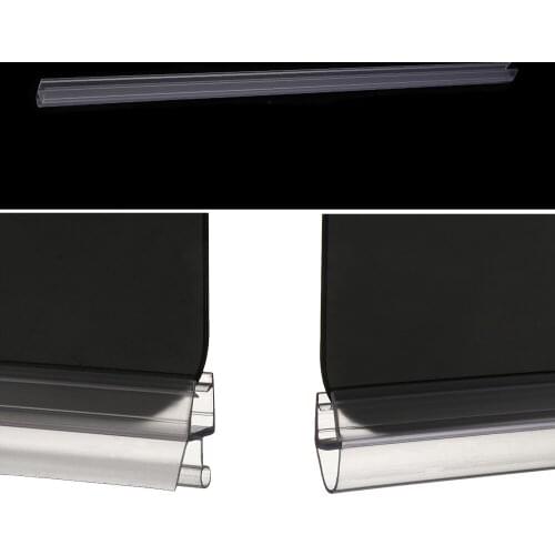 6 to 12mm Rubber Seal Gap Window Door Weatherstrip Bath Shower Screen Door Seal Strip Prevent Water Baffle Household Hardware