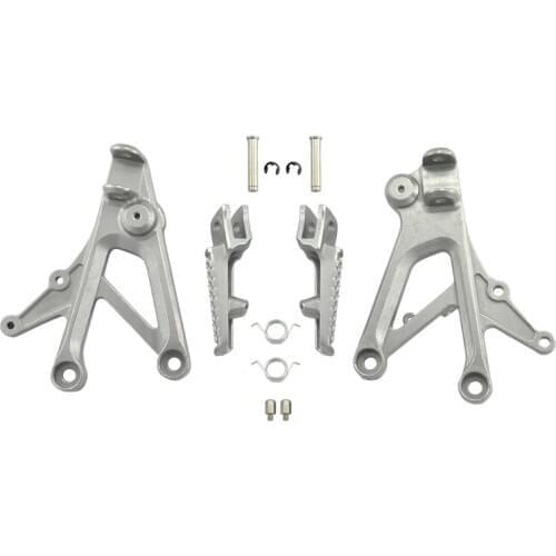 Motorcycle front footrests foot pegs pedal tripod stent assembly for Honda CBR600 F4 1999-2000 CBR600F4 2001-2006
