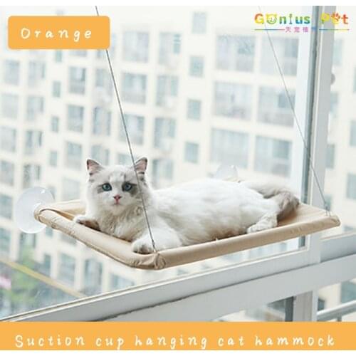 Cat Bed Hanging Bed Bearing 20kg Cat Hammock Cat Window Hammock Bed With Blanket Detachable Soft Seat House For Cats Accessories