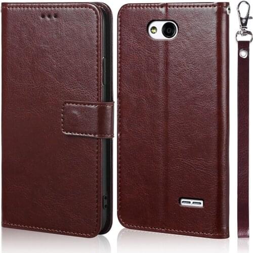 Luxury Leather Flip Book Case for LG L90 D405 D410 D415 Dual Sim Wallet Stand Case Phone Cover Bag