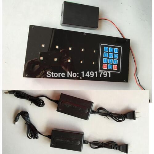 Blue memory panel Real-life escape room game prop blue diodes panel Takagism light memory teamwork game