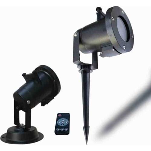 LED plug lawn lamp with remote control - sunflower plastic shell