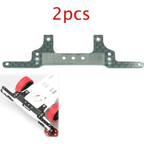 2Pcs 1.5mm Carbon Fiber Brake 94848 Rear Stay Modify Parts For Tamiya Mini 4WD Racing Car Model