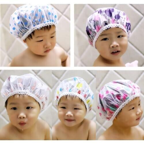 Waterproof Cap Safe Baby Shower Cap Kids Bath Visor Hat Adjustable Baby Shower Cap Protect Eyes Hair Wash Shield for Children