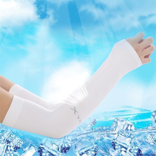 VXM Outdoor riding arm cover Sun-resistant Gloves Womens Summer Spring Autumn Thin Long Ice Cuff UV-Protection Arm Running Man