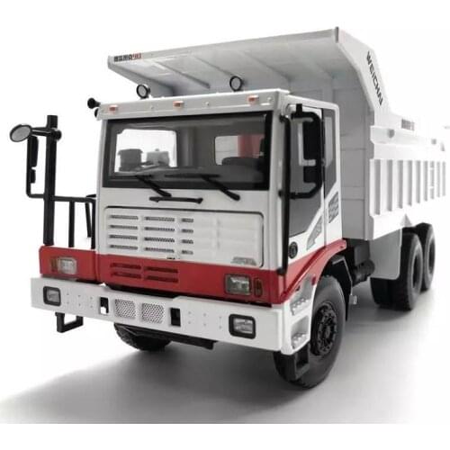 1:35 Original Weichai diesel tank 90 Yangzhou Shengda mine dump truck model for gift, collection
