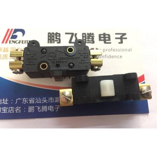 1PCS French Crouzet 83106 series 83106377 5A250V stroke limit reset micro switch 4 feet screw feet