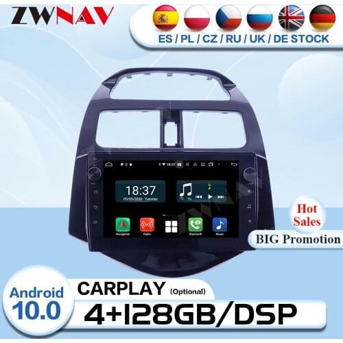 2 Din Android 10 Multimedia For Chevrolet Spark 2010 2011 2012 2013 2014 Radio Receiver Audio Stereo GPS Video Player Head Unit