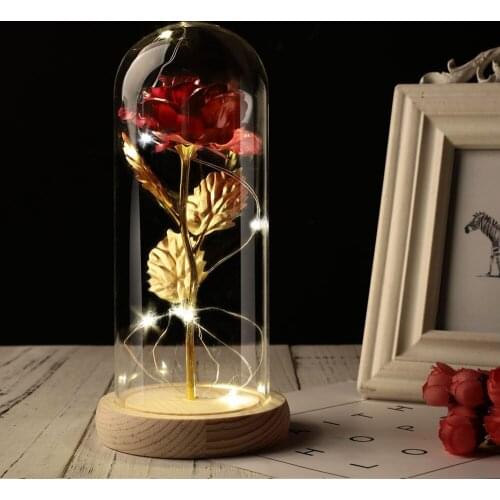 2020 Original Party Wedding Valentine Gift Rose In Glass Dome Beauty Rose Forever Rose Preserved Rose Special Romantic Gift