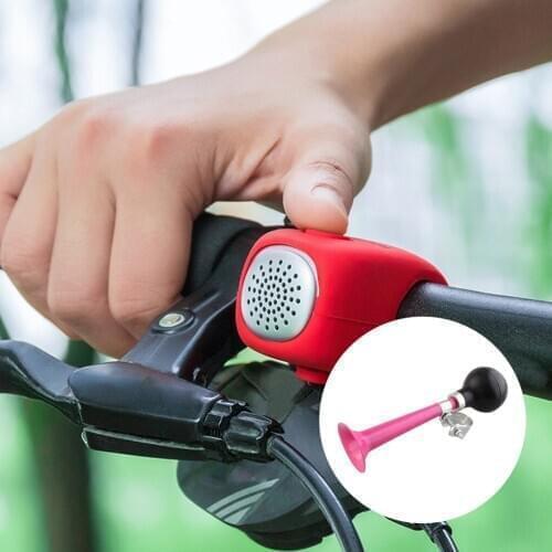 Bike Air Horn Trumpet Mountain Bike Beach Cart Squeeze Air Bell Hooter Bugle Bicycle Accessory