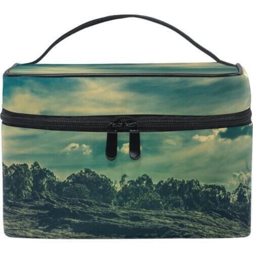 ALAZA Women Cosmetic Bag Cosmetics Organizer Travel Necessaries Waterproof Makeup Bag Multifunction Toiletry Make Up Bag Bolsa