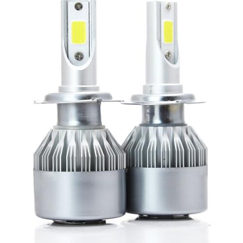 Ampoule Phare H7 Led Haute Puissance Led Ventile H11 6000K H7 Voiture COB 8000LM feu de Croisement for Golf 5 7 Polo VW Opel