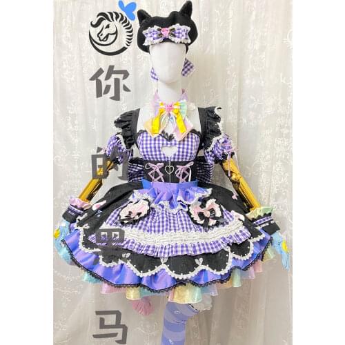 The Anime アイドルマスター THE IDOLM@STER cos Yumemi Riamu cosplay costume suit customized 2021 LL