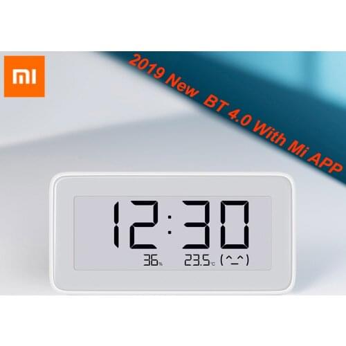 2019 New Original Xiaomi Mijia BT4.0 Wireless Smart Electric Digital Indoor&Outdoor Hygrometer Therometer Clock Tools Set