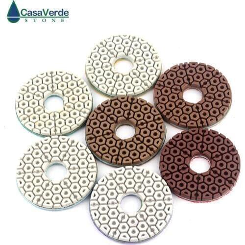 DC-FEGPP01 D100mm (4 inch) wet diamond edge polishing pads for polishing stone
