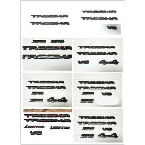 FOR 2016-2021 TACOMA BLACKOUT EMBLEM OVERLAY KIT OEM PT948-35180-02