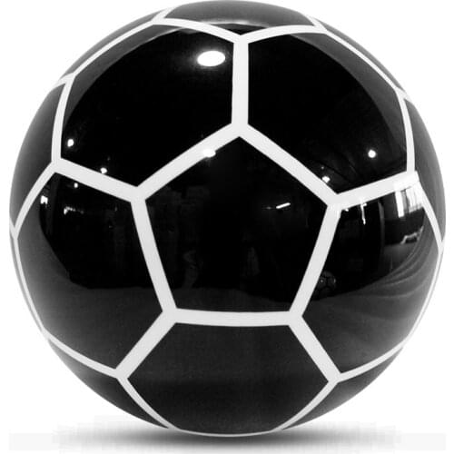 Football series bowling ball flying saucer, straight ball, 6-16Lb black