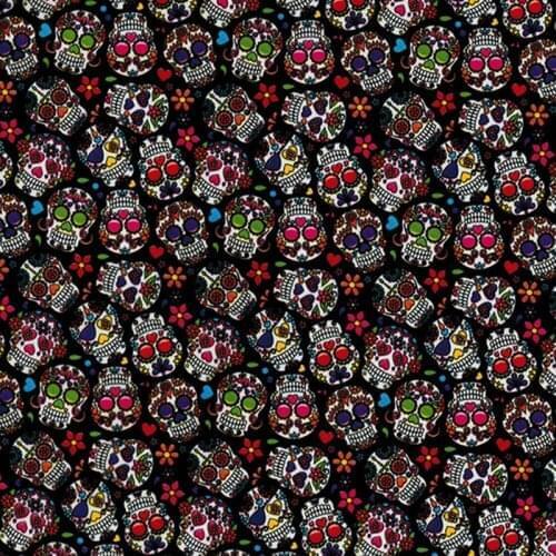 WTP 0.5mX2m/10m CSCW1074 colorful flower shulls pattern hydrographic film