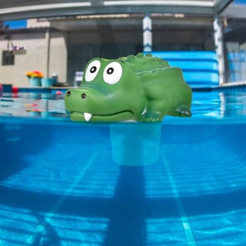 Hot Swimming Pool Cute Animal Floating Chemical Dispenser Floater Chlorine Tablets Dispenser DO2 For Cleaning Tablets