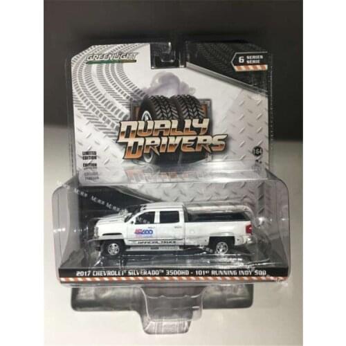 GREENLIGHT 1:64 2018 FORD F-350 LARIAT Alloy model Vintage car Metal toys for childen kids diecast gift